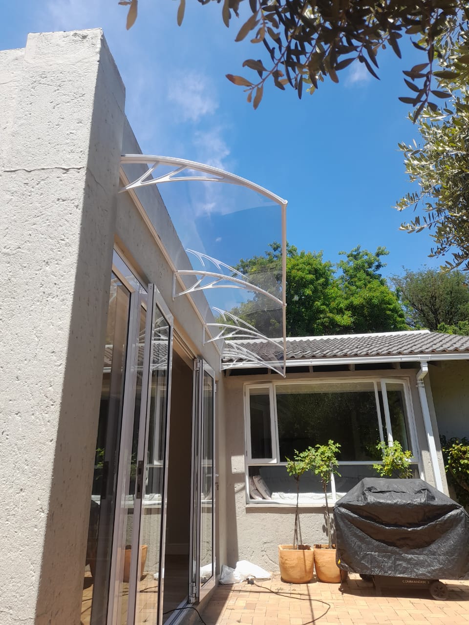 Canvas & Aluminium Awnings over windows