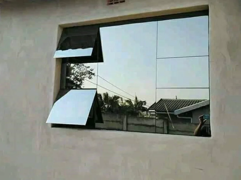 Contemporary aluminium window and door awnings