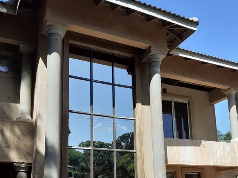 Durable aluminium awnings for doors and windows