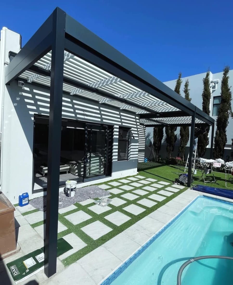 Exterior sun shading louvres in Durban