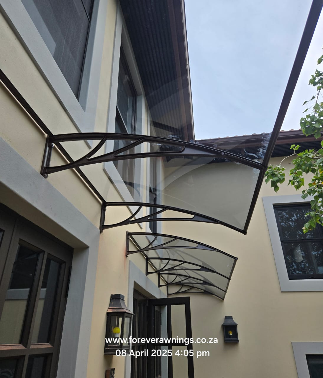 Durable Canvas & Aluminium Awnings for doors