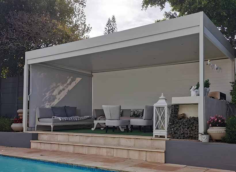 Modern patio awnings installed for homes and businesses